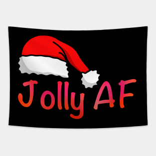 Jolly AF - Christmas collection Tapestry