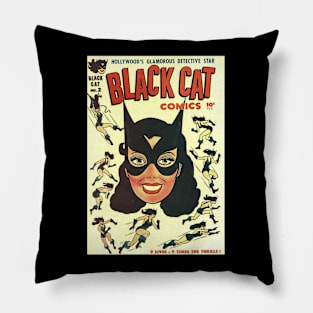 Black Cat Pillow