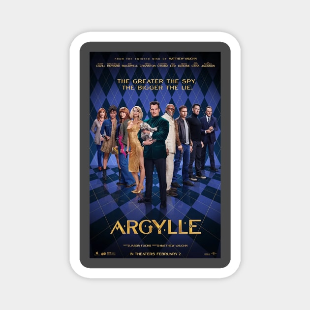 Argylle Movie Poster Magnet by HerbalBlue