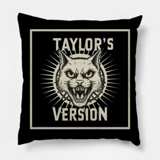 death metal taylors cat version Pillow