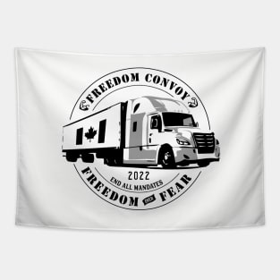 TRUCKERS FREEDOM CONVOY Tapestry