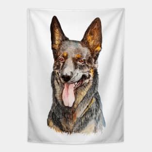 german shepherd Tapestry