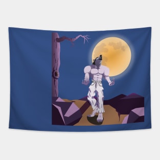 Husky Werewolf Tapestry