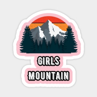 Girls Mountain Magnet