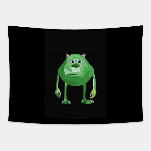 Mike Wazoski Pop Art Tapestry by Zet Art