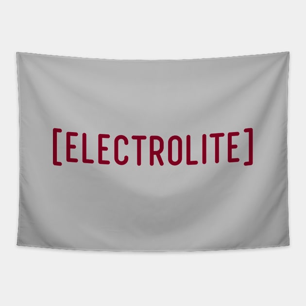 Electrolite, burgundy Tapestry by Perezzzoso