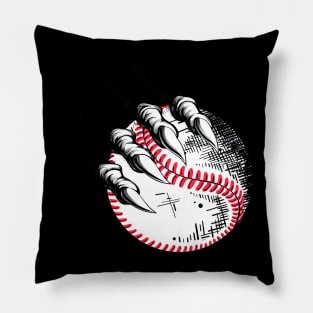 Baseball Skeleton hands scratching Baseball lovers Pillow