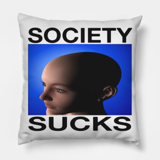 Society Sucks Anti Social Introvert Shirt That Will Keep Everyone Away Pillow