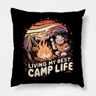 camping life Pillow