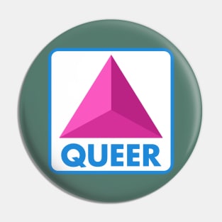 Queer Vintage Retro LGBT Boston Gay Pin