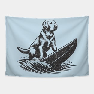 Surfing Dog Tapestry