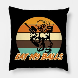 Paintball Eat My Balls Pillow