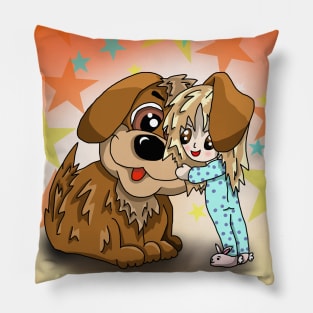 Big hugs for a big dog Pillow