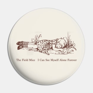 The Field Mice • • • Original Retro Fan Design Pin