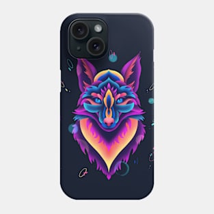 Neon Fox Phone Case