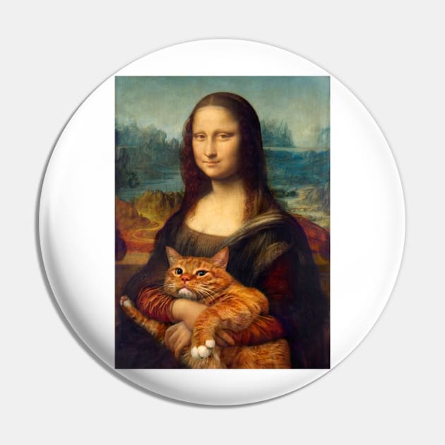 Mona Lisa Pin by timegraf