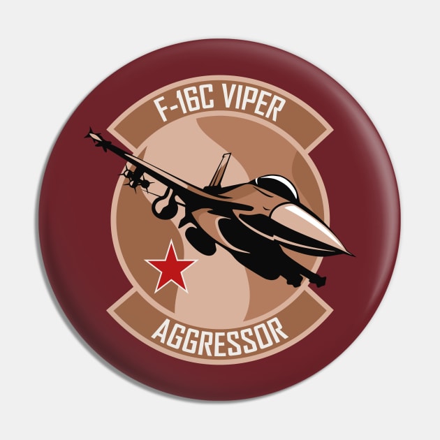 F-16 Viper Aggressor Pin by TCP