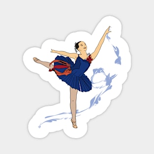 Ballet dancer Magnet