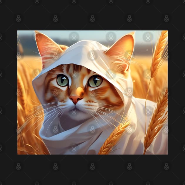 Kitty in Cloak by HauntedWitch