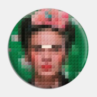 Lego of the unibrow Pin