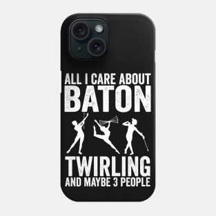 Baton Twirling and 3 people Phone Case