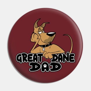 Great Dane Dad Pin