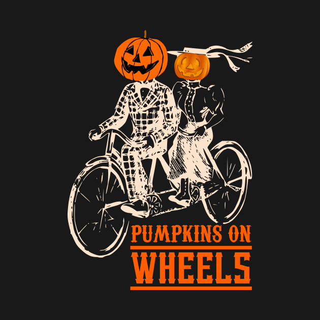 Halloween Pumpkins on Wheels by silly bike