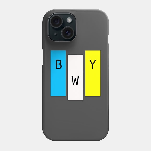 BWY Phone Case by Desert Boy