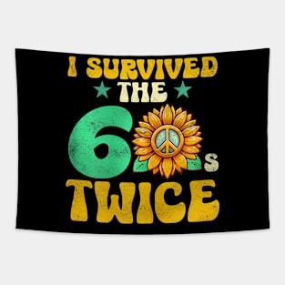 I Survived The 60s Twice Sixties 60s And 70s Year Tapestry