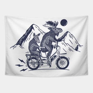 Moose mother Tapestry