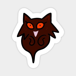 Ghost demon cat devil Magnet