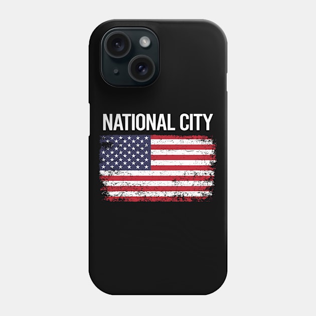 The American Flag National City Phone Case by flaskoverhand