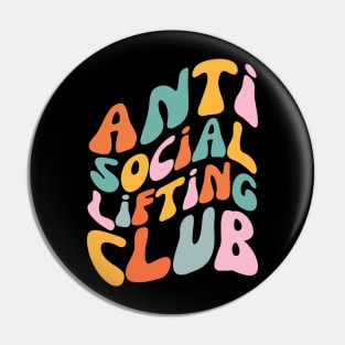 Anti Social Lifting Club Pin