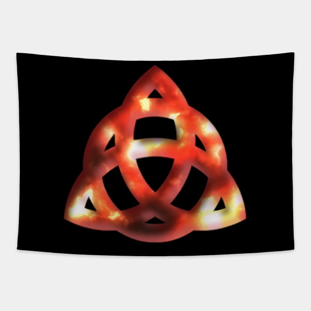 Triquetra Celtic Knot Tapestry by Africa