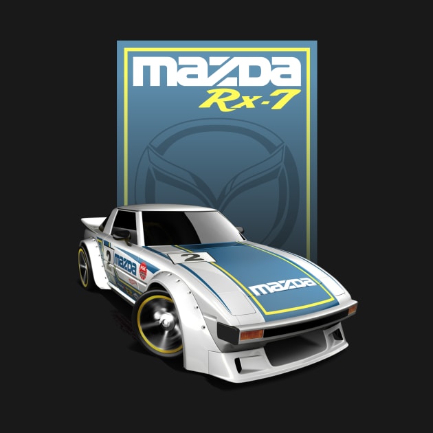 Mazda Rx-7 by JosephineKempf