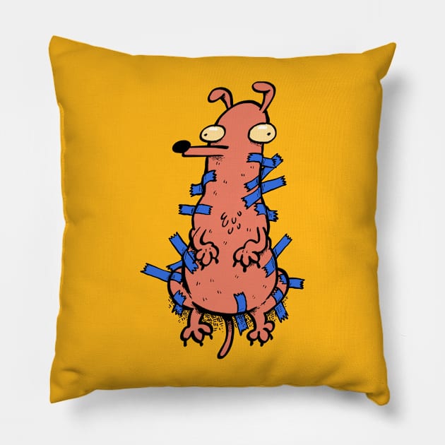 Baby Dog Pillow by neilkohney