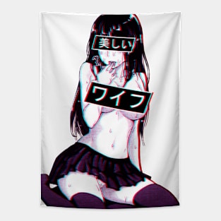 Aesthetic Japanese Girl 19 v3 Tapestry