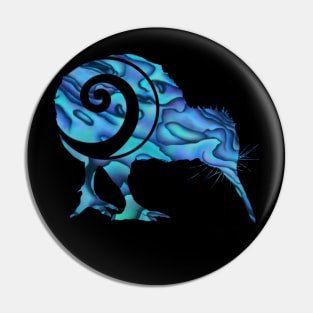 Paua kiwi Pin