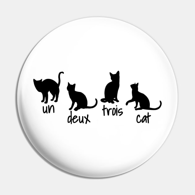 Un Deux Trois Cat Pin by LunaMay