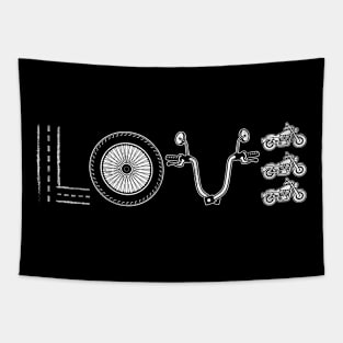 Love Bikes - Motorbike Tapestry