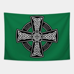 Celtic High Cross Decorative Knotwork 1 Tapestry