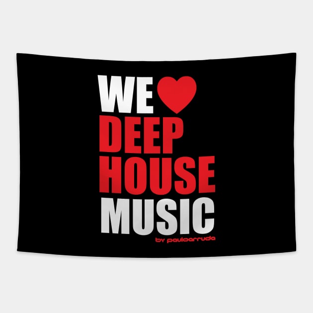 DEEP HOUSE N Tapestry by Paulo Arruda