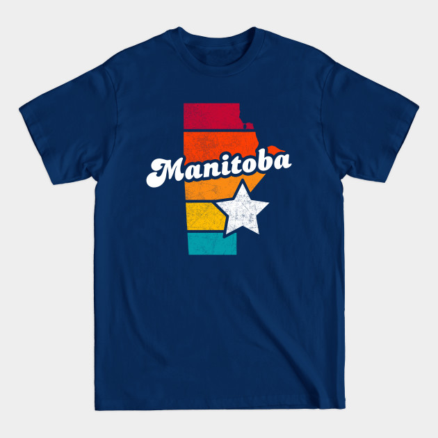 Manitoba Canada Vintage Distressed Souvenir - Manitoba Canada - T-Shirt