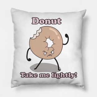 Grumpy Donut Pillow