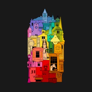 Historic Galena Illinois Rainbow T-Shirt