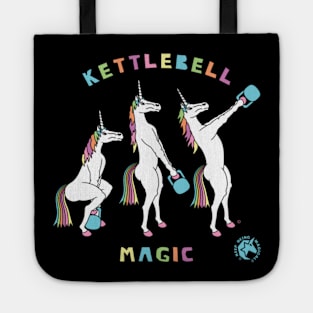 Kettlebell Magic Unicorn Outline Tote