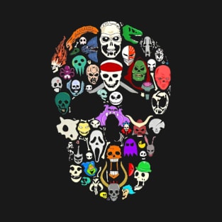 faces of all skull T-Shirt