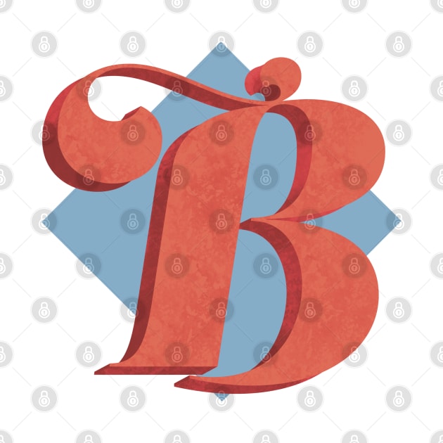 Letter B Monogram by ottergirk