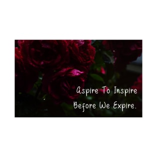 Aspire To Inspire Before We Expire T-Shirt