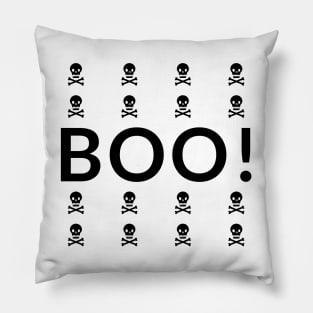 Boo! Skeleton Edition Pillow